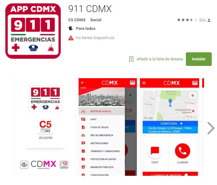 Alerta sísmica sonará en app 911 CDMX sólo si un temblor puede ocasionar daños