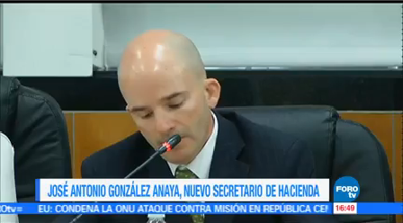 José Antonio González Anaya Nuevo Secretario Hacienda Crédito Público
