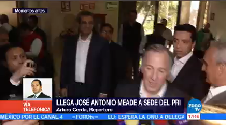 José Antonio Meade Llega Sede Pri Exsecretario De Hacienda