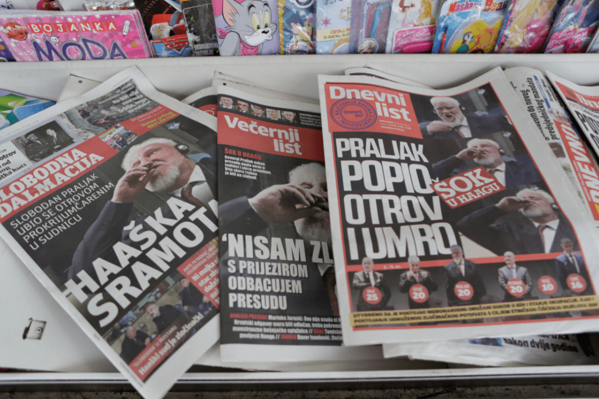 La prensa en Bosnia publica las imágenes del envenenamiento