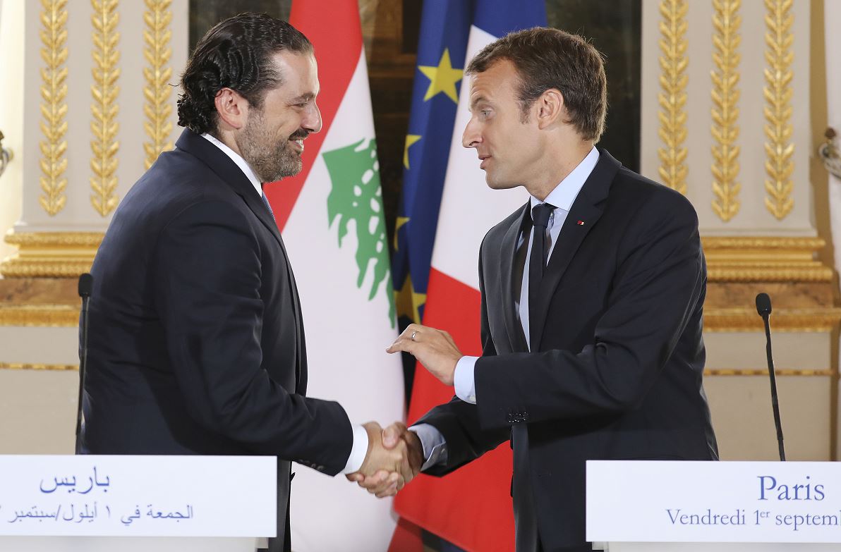 Hariri acepta oferta de Macron de viajar a París para solucionar crisis