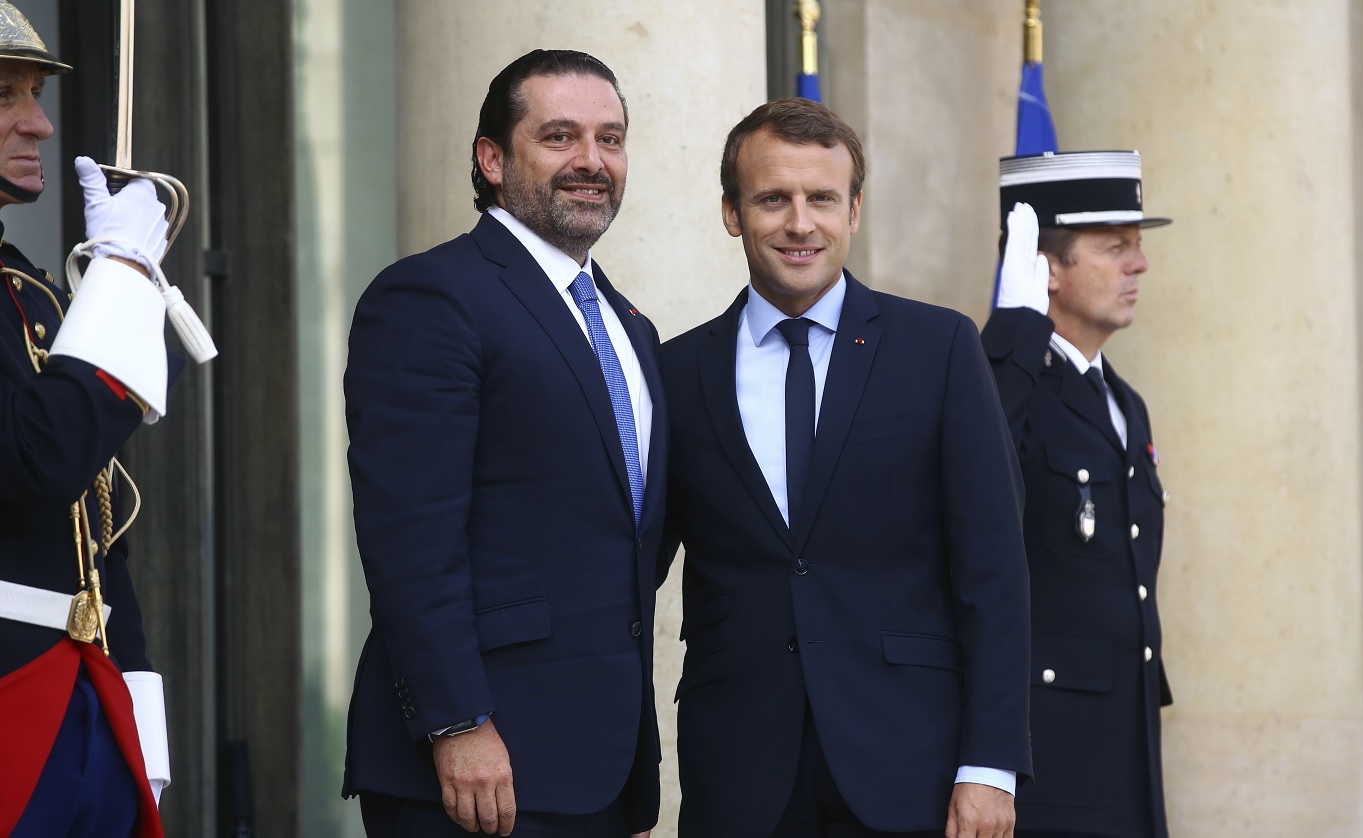 Macron invita al primer ministro libanés Saad Hariri a Francia