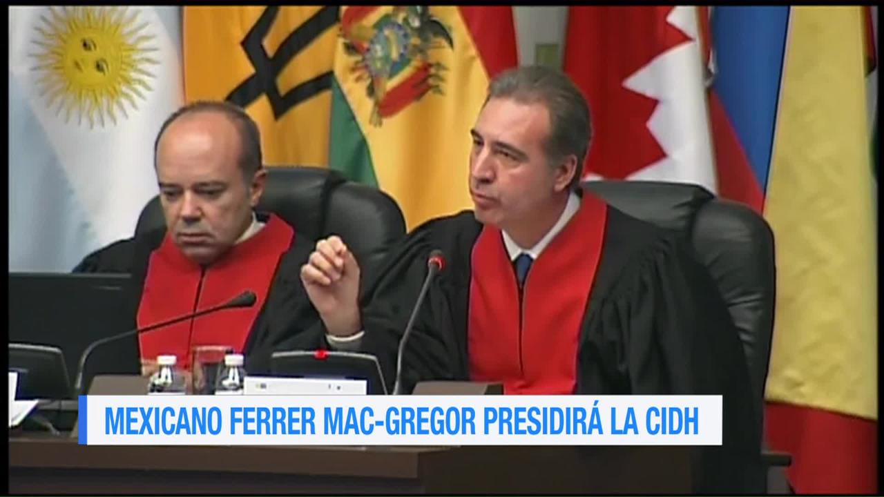 Mexicano Ferrer Mac-Gregor presidirá la CIDH