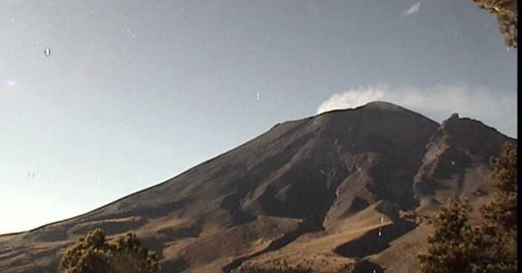 Monitoreo del volcán Popocatépetl 13 de noviembre de 2017