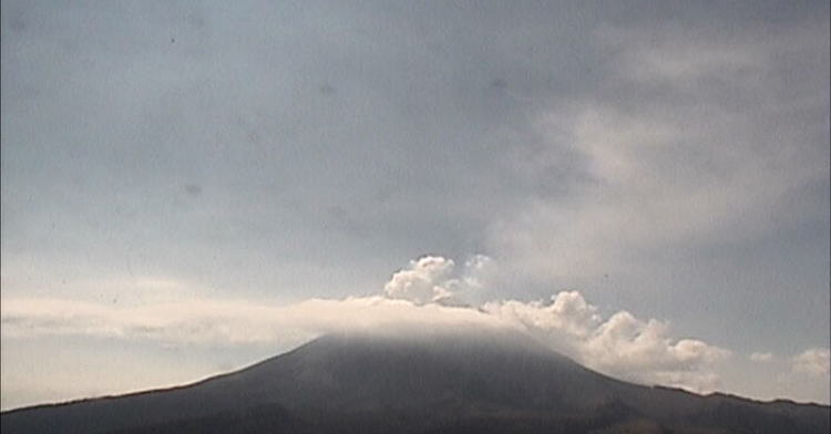 Monitoreo del volcán Popocatépetl del jueves 2 de noviembre