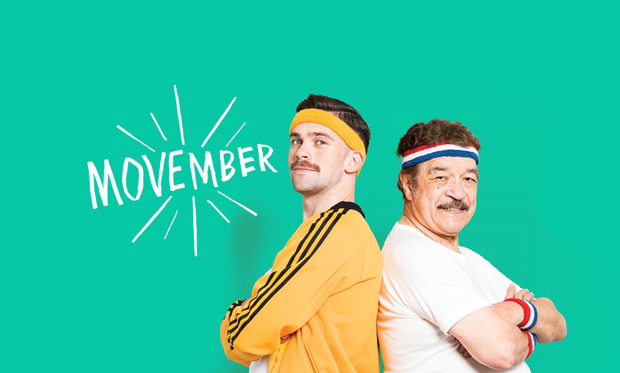 Campaña Movember, contra el cáncer de próstata.