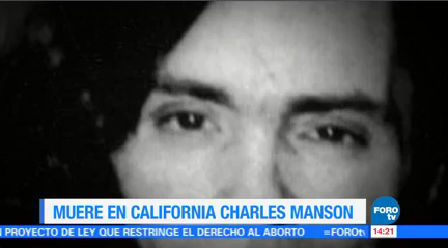 Muere Charles Manson 83 Años Domingo Murió