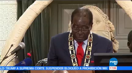 Mugabe Dimite Zimababue Renuncia Robert Mugabe