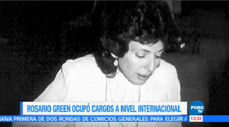 Murió Embajadora Excanciller Rosario Green Macías Sábado