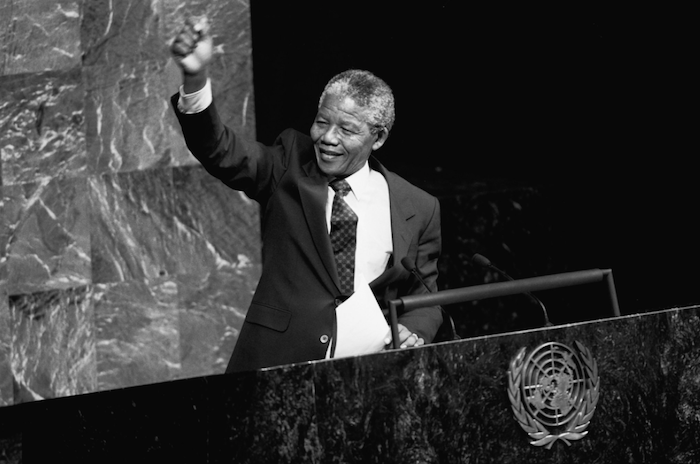 Nelson Mandela en la UNESCO