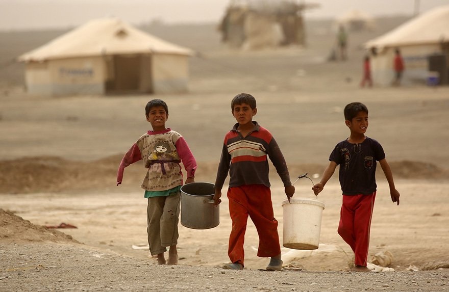 Los niños de siria piden agua, comida y escuelas, según Unicef