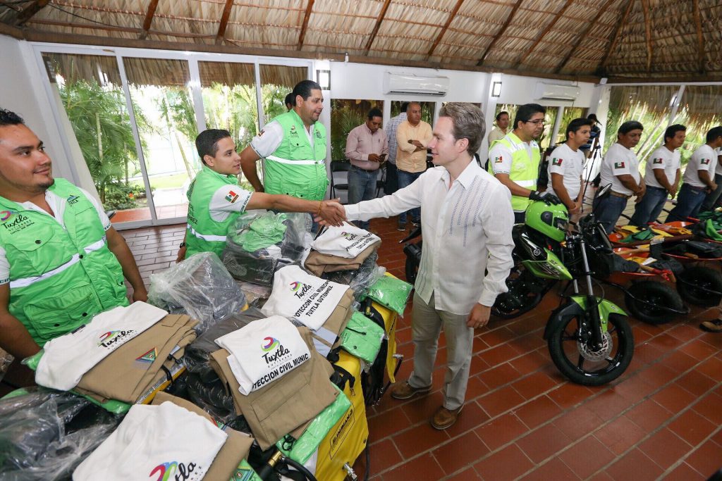 PC de Chiapas recibe equipo para apoyar en la reconstrucción tras sismo del 7S