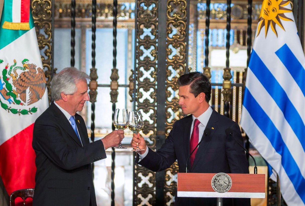México y Uruguay firman convenios de cooperación bilateral