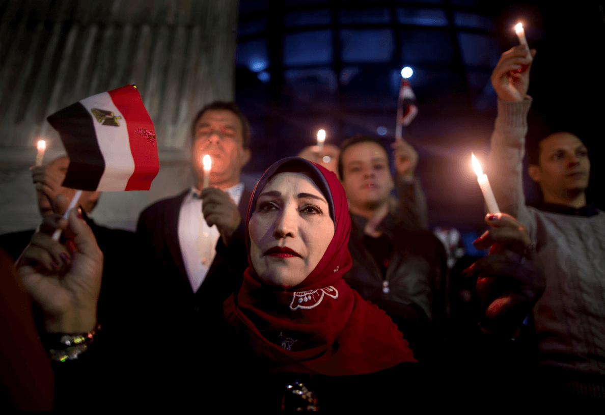 Periodistas egipcios protestan en silencio contra el terrorismo