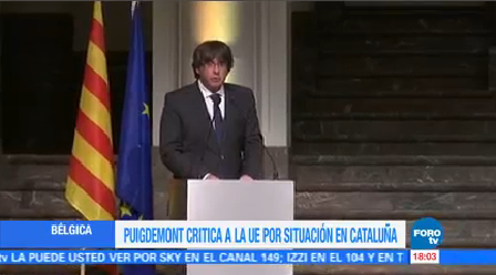 Puigdemont Critica UE Situación Cataluña Carles
