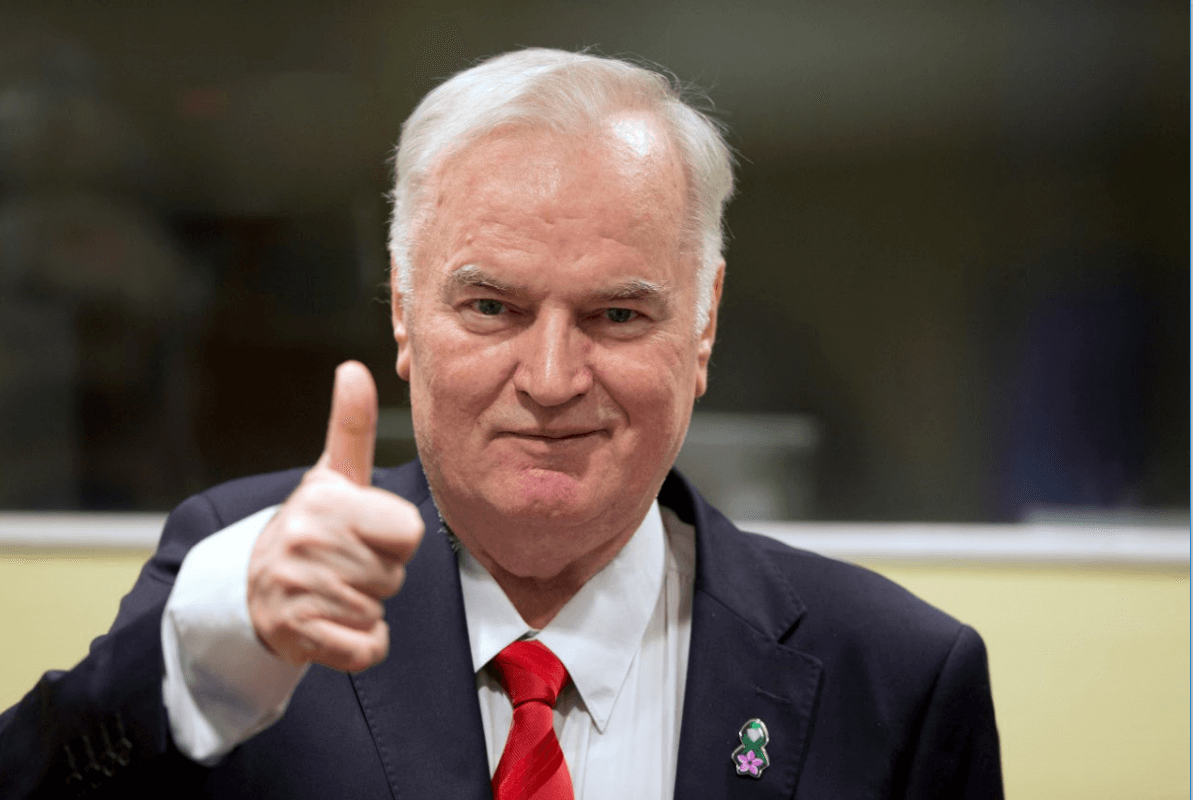 Ratko Mladic, exmilitar serbobosnio acusado de genocidio