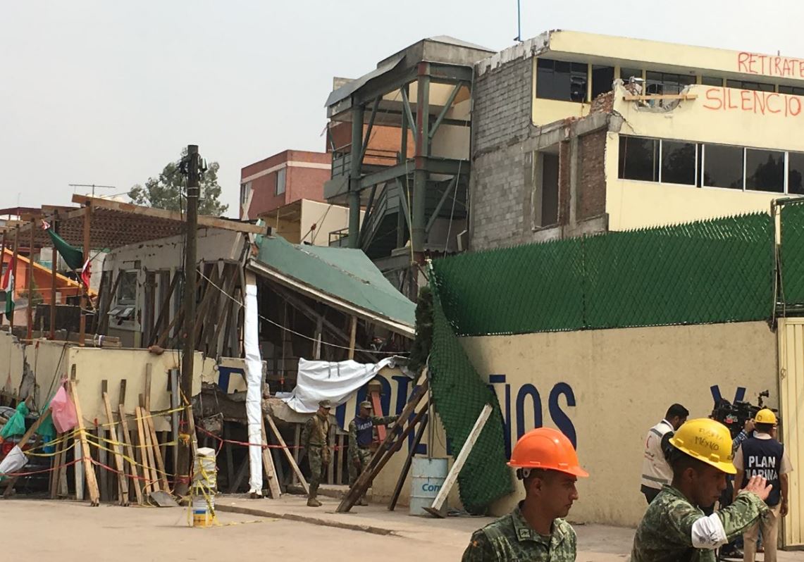 Colegio Rébsamen afectado por el sismo en la Ciudad de México (Notimex/Archivo)