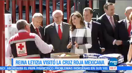 Reina España Visita Instalaciones Cruz Roja
