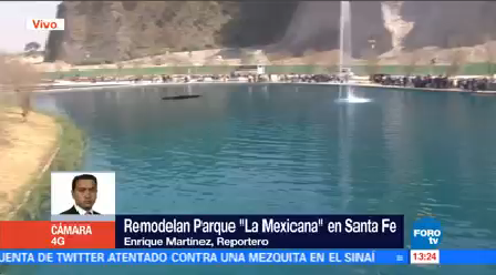 Remodelan Parque La Mexicana Santa Fe Cdmx