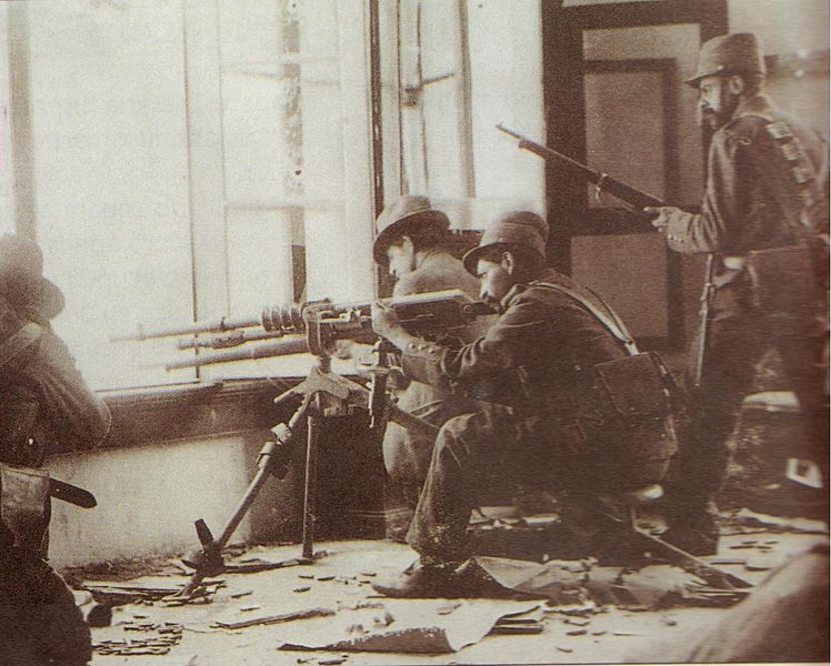 Soldados durante la Decena Trágica, Foto