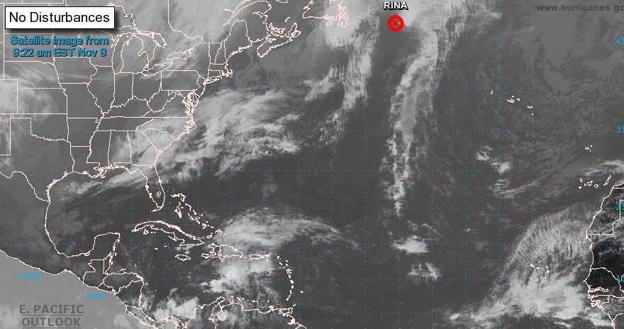 ‘Rina’ se convierte en ciclón extratropical en el Atlántico