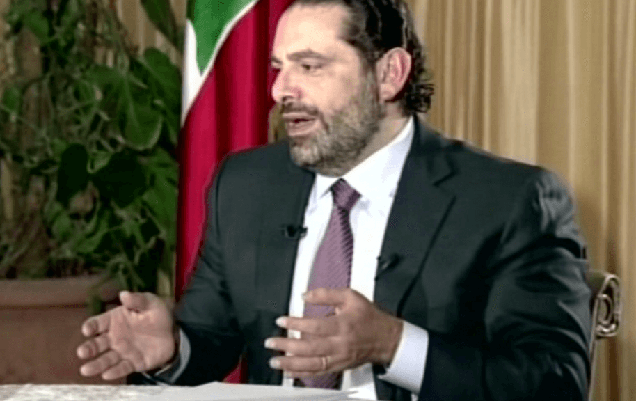Saad Hariri durante una entrevista en Arabia Saudita