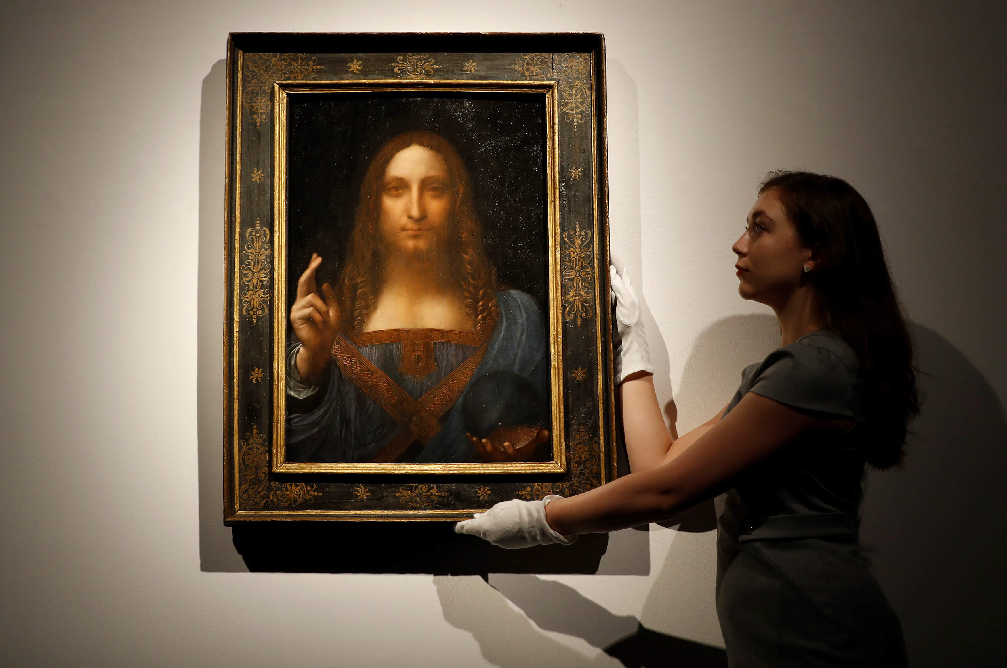 Subastan cuadro Leonardo Da Vinci Salvator Mundi 450 mdd
