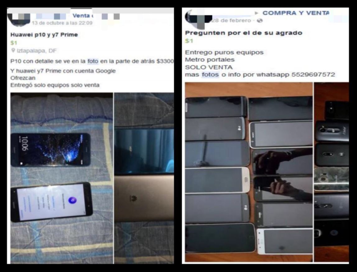 Detienen a delincuente con 29 celulares robados que vendía en Facebook