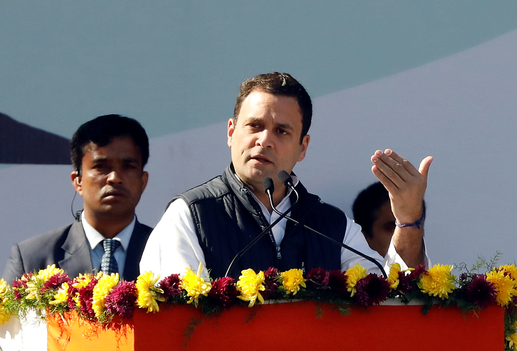 rahul gandhi toma posesion presidente partido congreso india