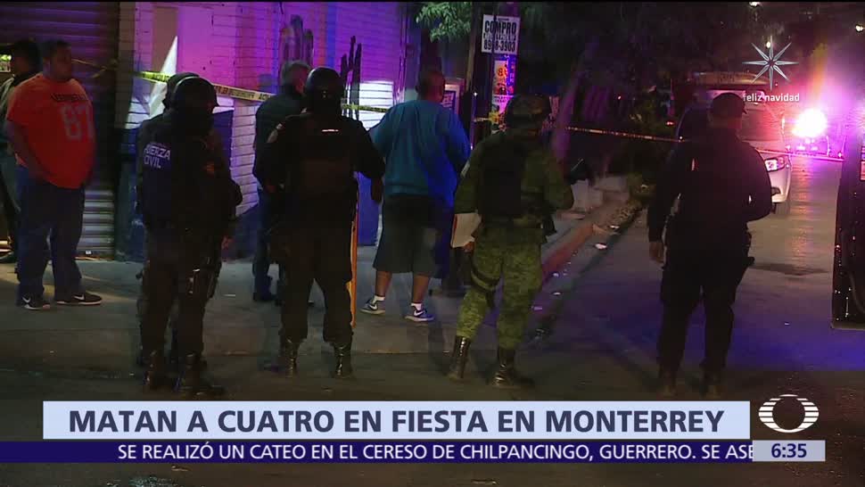 Se registra ataque durante fiesta de cumpleaños en Monterrey