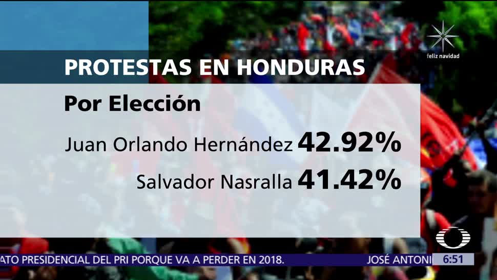 Crece tensión en Honduras por los resultados de la elección presidencial