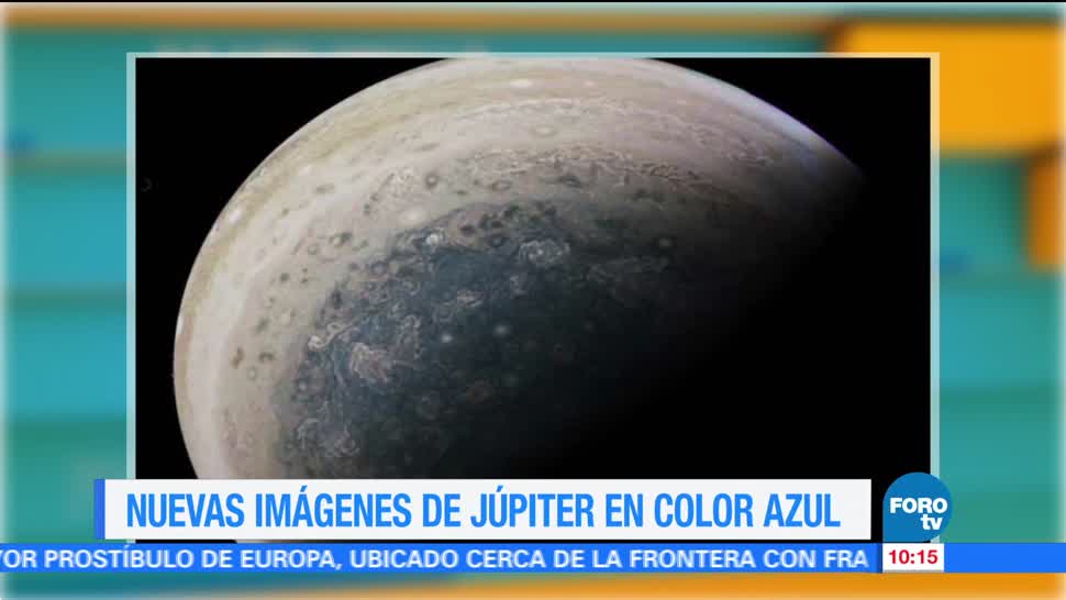 Extra Extra: Nuevas imágenes de Júpiter en color azul