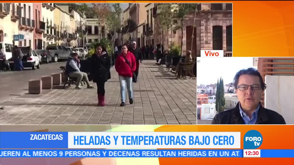 Heladas y temperaturas bajo cero en Zacatecas