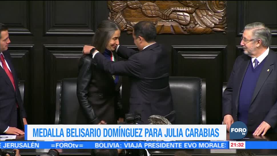 Medalla Belisario Domínguez para Julia Carabias