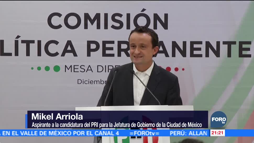 Mikel Arriola buscará la candidatura del PRI a la CDMX