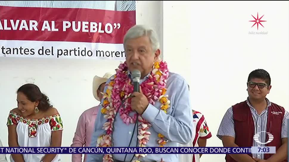 López Obrador dice que Meade se enfrentará a la voluntad del pueblo