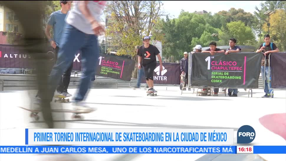 Primer Torneo Internacional de Skateboarding en la Ciudad de México