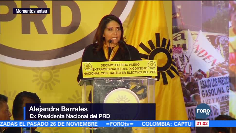 Barrales deja presidencia del PRD para ir por jefatura de Gobierno