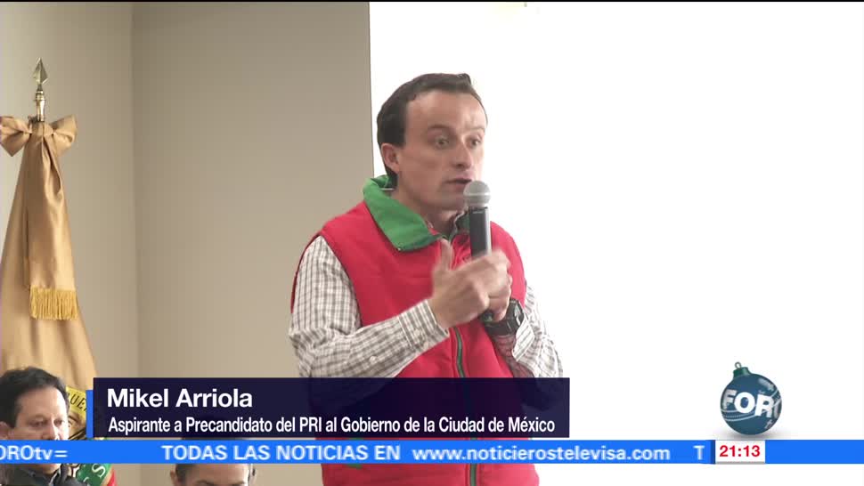 Mikel Arriola comienza actividades para obtener candidatura del PRI a CDMX