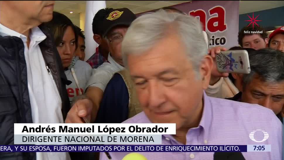 López Obrador señala a sus contrincantes: les falta recorrer el país