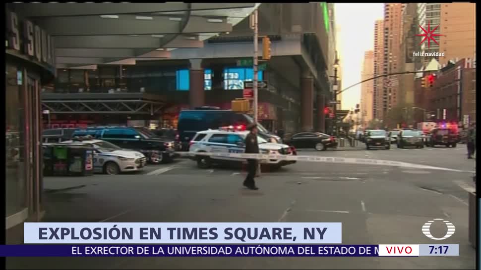 Ataque en Nueva York, con bomba casera