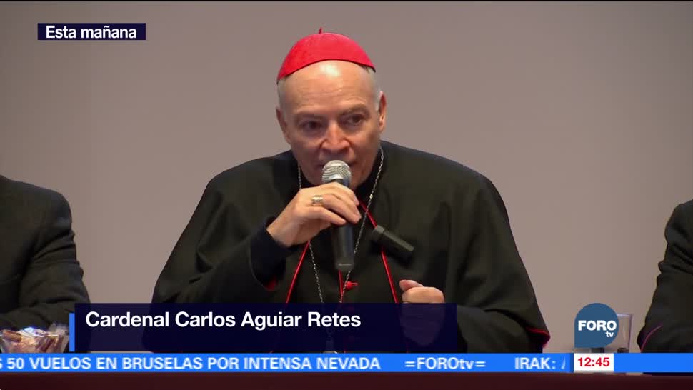 Carlos Aguiar, arzobispo primado de México, habla de una renovación eclesial