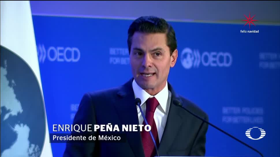 EPN habla ante la OCDE sobre las reformas de su gobierno