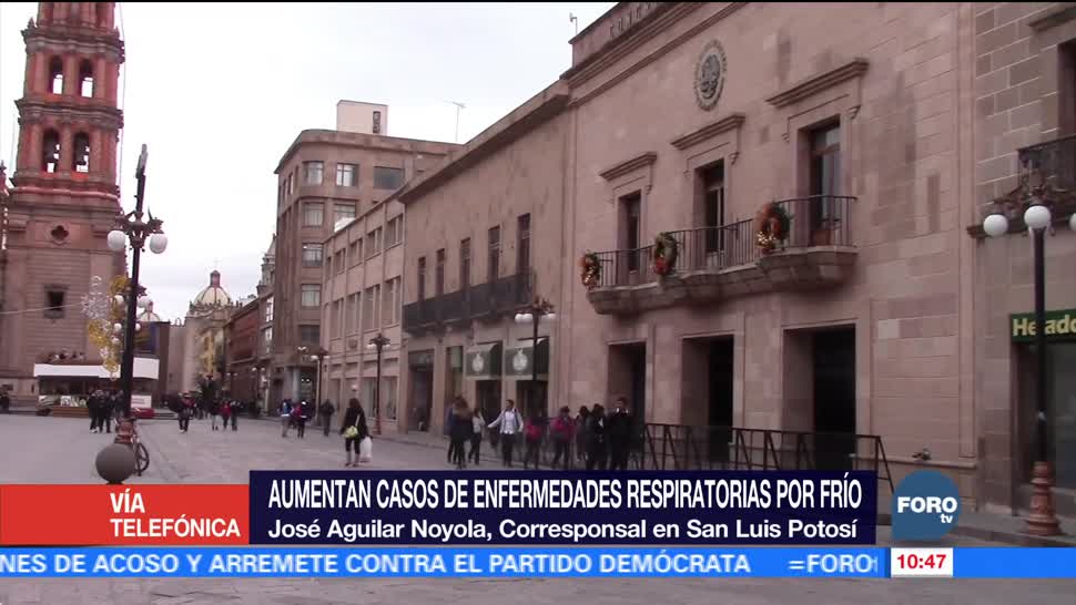 Aumentan casos de enfermedades respiratorias por frío en San Luis Potosí