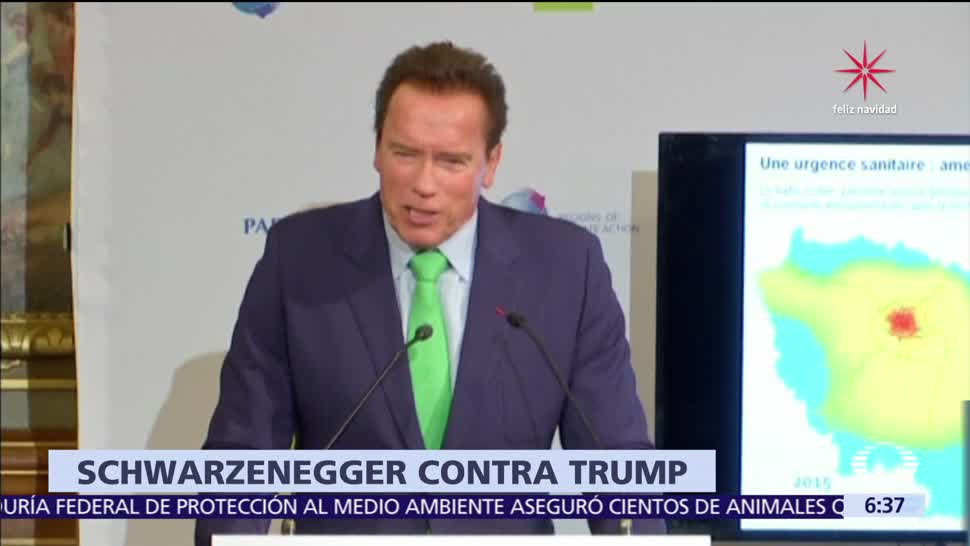 Schwarzenegger arremete, otra vez, contra Trump