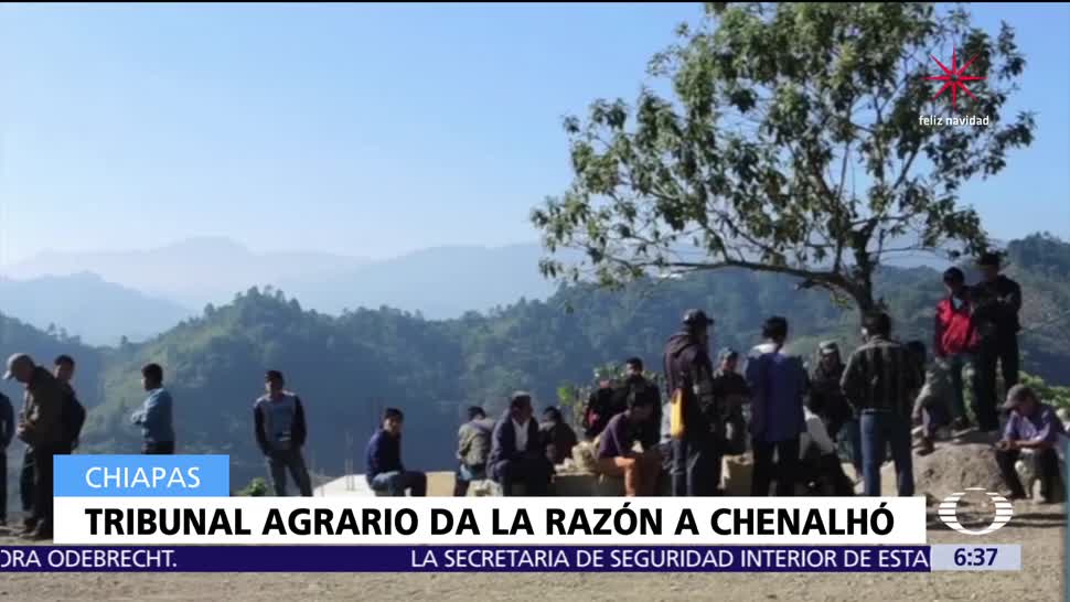 Tribunal agrario ordena restituir 300 hectáreas a Chenalhó