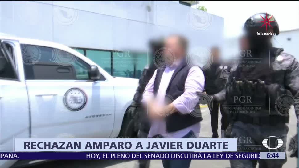 Tribunal federal niega amparo a Javier Duarte por delincuencia organizada