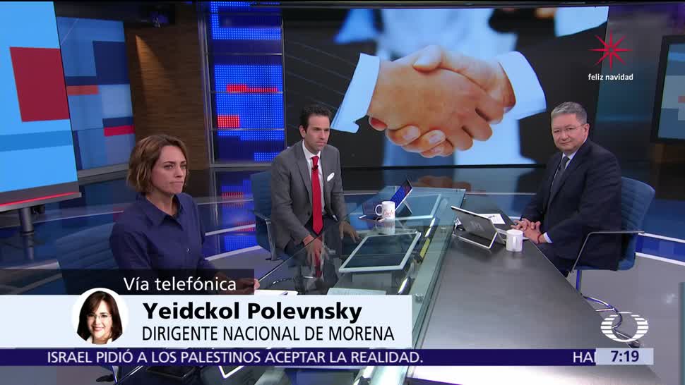 Yeidckol Polevnsky habla en Despierta sobre la alianza electoral de Morena