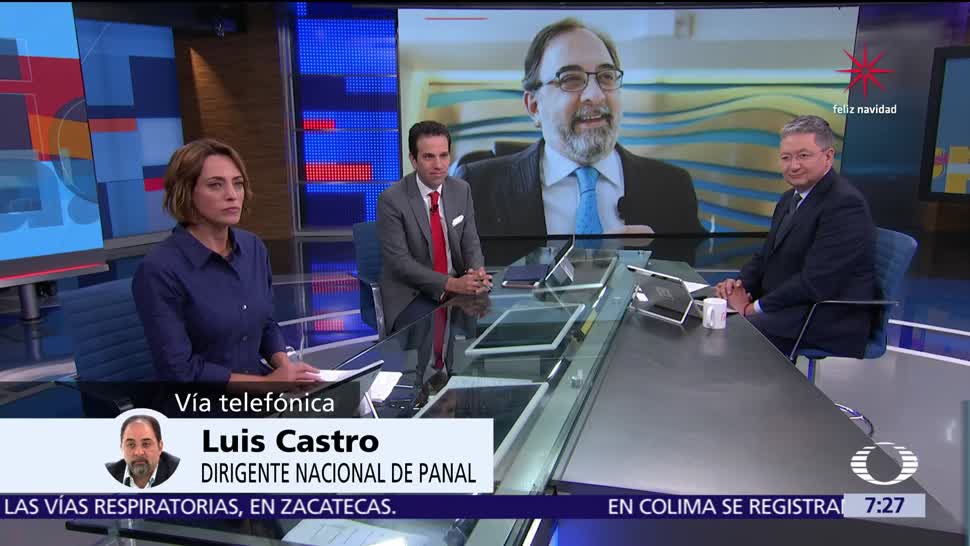 Luis Castro, dirigente de Nueva Alianza, en entrevista para Despierta con Loret