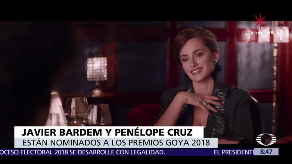 Javier Bardem y Penélope Cruz, nominados al Goya